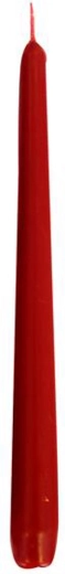 Provence Taper Candle, Dark Red, 24.5 cm