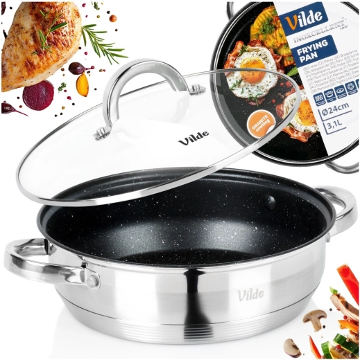 Glass lid and safe handles