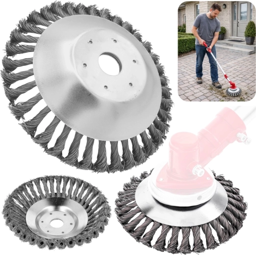Drótkefés korong bozótvágóhoz 150 mm (25,4 mm)