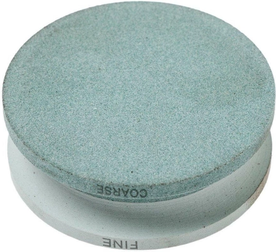 Two grits for fast and fine sharpening