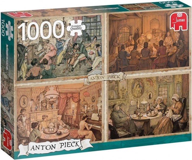 Puzzle Meeting in the Living Room 1000 Pieces