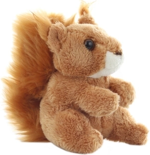 plush squirrel eco-friendly 12 cm