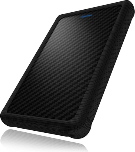 Custodia esterna per HDD 2,5'' USB 3.0 con cornice di silicone protettiva