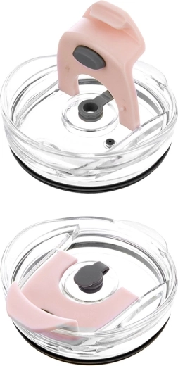 Tætsluttende låg med to drikkemåder