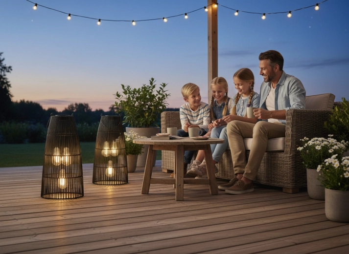 Éclairage extérieur atmosphérique