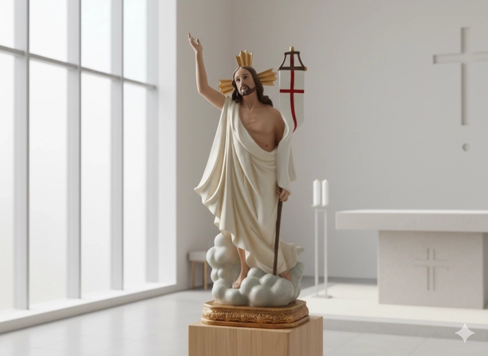 Figura di Gesù risorto 60 cm