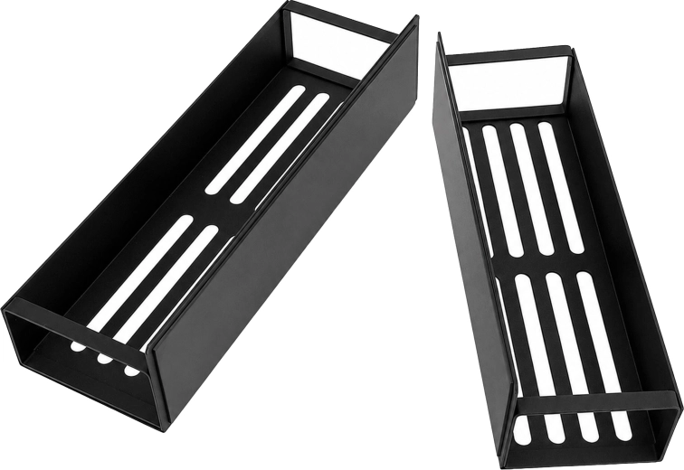 Magnetic shelf for fridge and washing machine for spices with hooks, 2 pcs