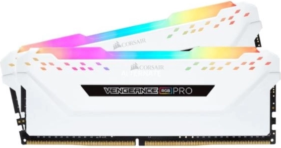 Memoria Corsair Vengeance RGB 16GB 3200MHz CL16 bianca
