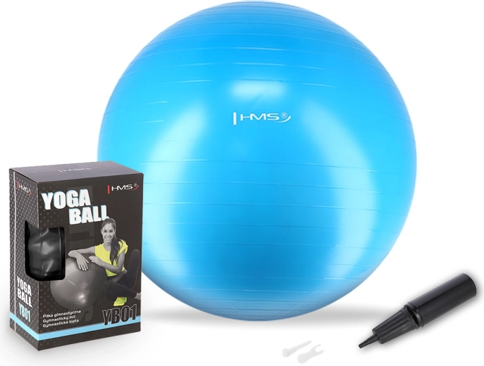 Gymnastics ball 75 cm blue HMS