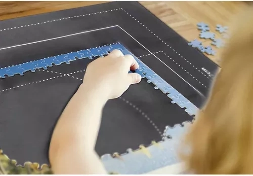 Tappetino con schema stampato per 6 formati di puzzle