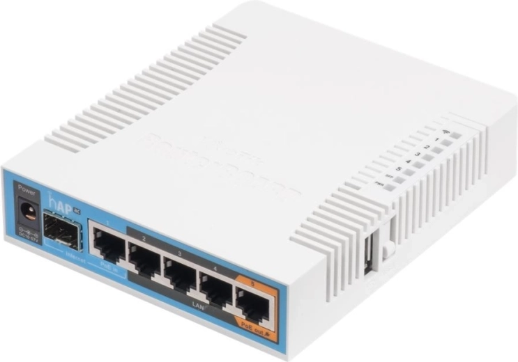 Punto di accesso 2.4/5 GHz con 5GbE MIKROTIK hAP ac (RB962UiGS-5HacT2HnT)