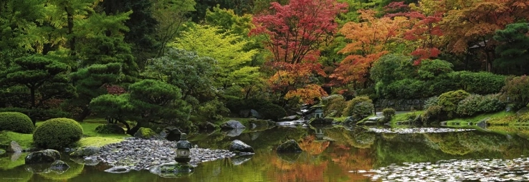 Puzzle 1000 pezzi – Riflesso Zen panorama
