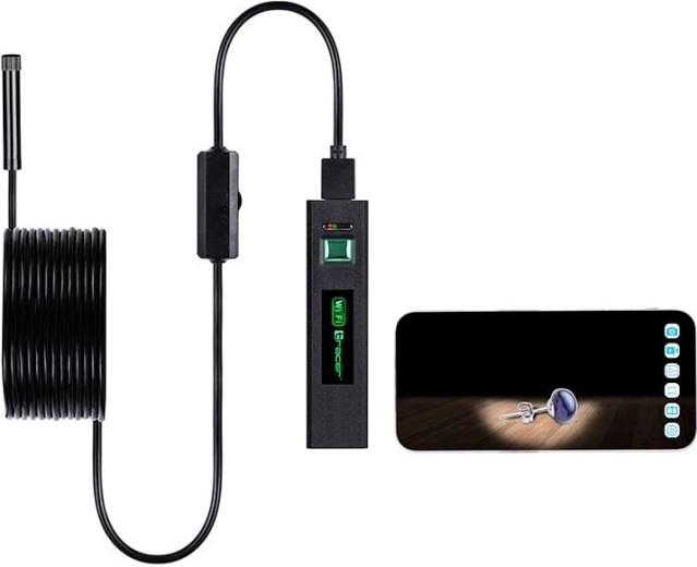 Telecamera Endoscopica Tracer HardWire 5M 7MM LED USB