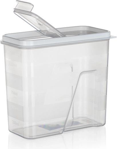 Couvercle doseur pratique pour un versement propre