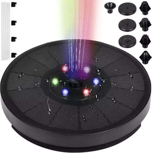 Fontana solare a LED da giardino Gardlov