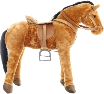 Plush Horse with Saddle