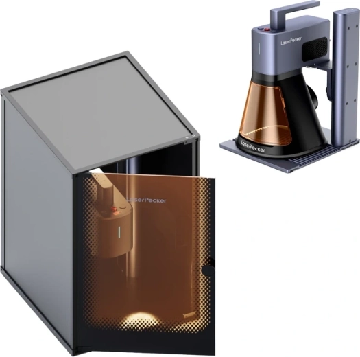 Safe engraving with Safeguard protective enclosure