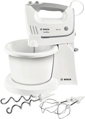 hand mixer with stand and bowl