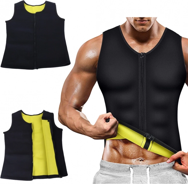 Pánské neoprenové fitness tričko na cvičení – Xl