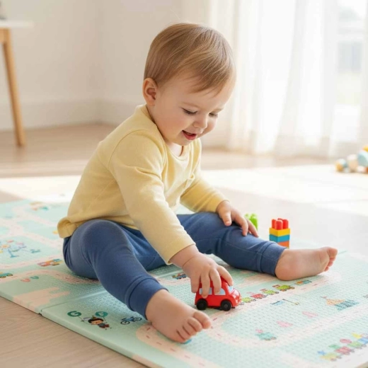 Amorti souple et antidérapant pour un jeu en toute sécurité