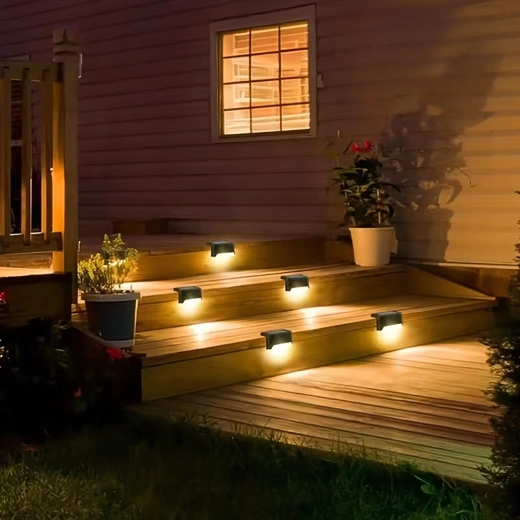 Illuminazione calda e sicura per le scale