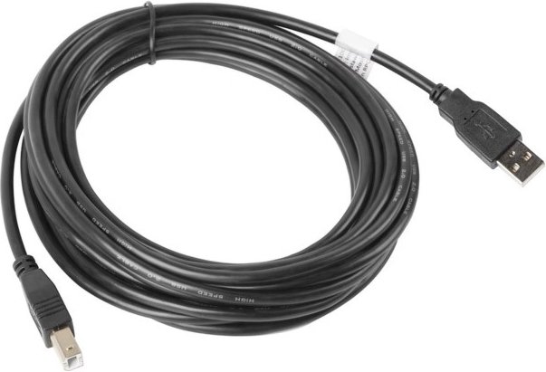 USB 2.0 kábel AM–BM 5 m čierny