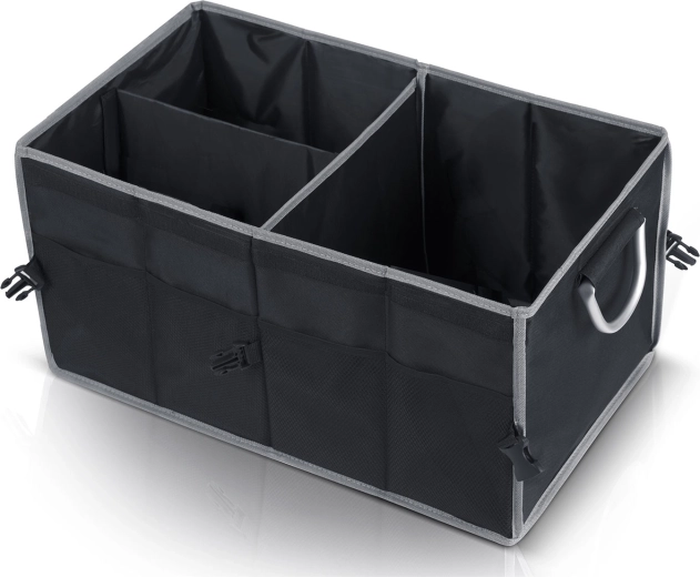 Design pieghevole e due scomparti con divisorio mobile