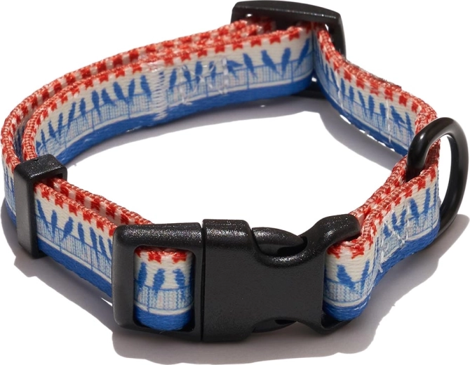 Explorer Dog ogrlica za pse s motivom ptica, veličina S (24–36 cm, širina 1,5 cm)