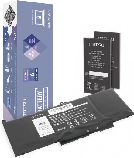 Mitsu baterie pro Dell Latitude 7390 a 7490 5800 mAh (44 Wh)