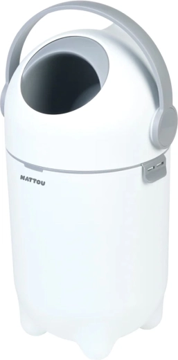 Cestino per pannolini con blocco degli odori e utilizzo con una mano