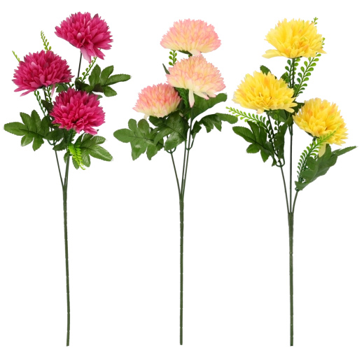 Tre blomster for fuld effekt