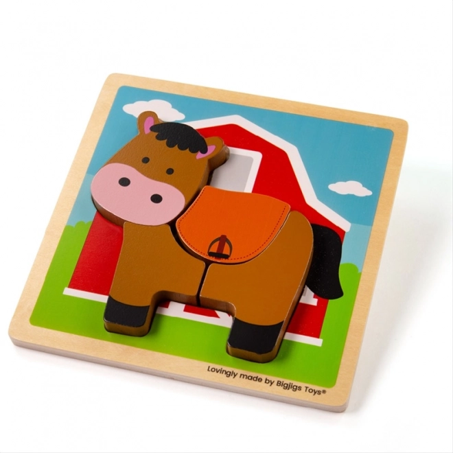Insert Puzzle Horse Bigjigs Toys