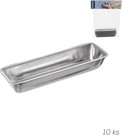 Moules à barquettes en fer blanc 10 pcs