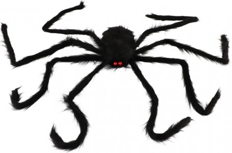 large plush spider 125 cm for Halloween