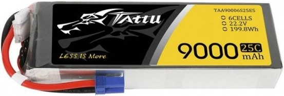 Lithium Battery Tattu 9000mAh 22.2V 25C