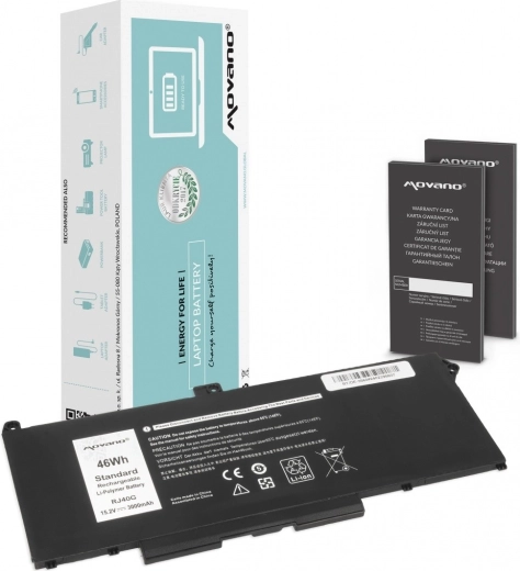 Batteria Movano per Dell Latitude 5520/5420 e Precision 3560 (46 Wh, 3000 mAh)