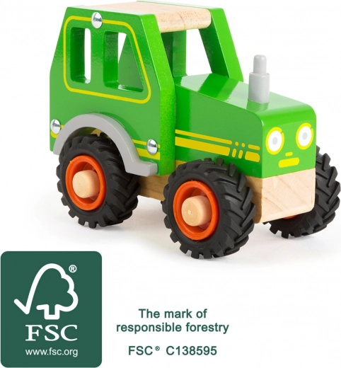 Trattore in legno Small Foot verde