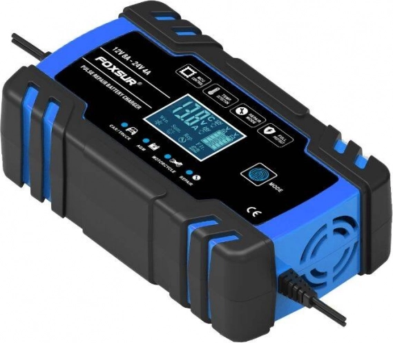 Automatic Car Battery Charger 12V/24V with Repair Function