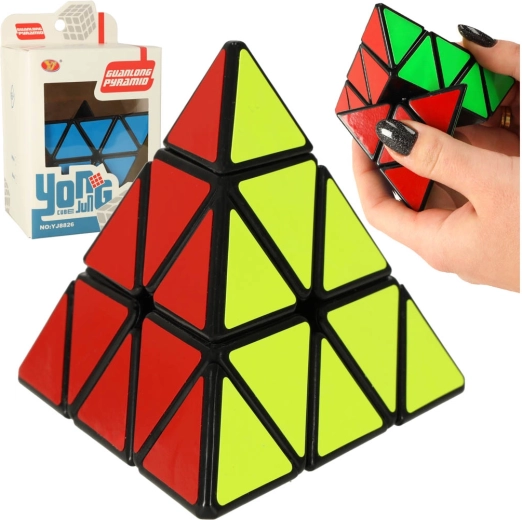 Gioco logico PYRAMINX – rompicapo piramidale 9,5 cm
