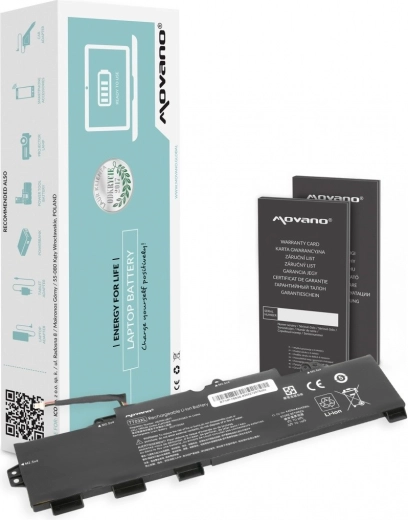 Batteria Movano TT03XL per HP EliteBook 755/850 G5 e 850 G6 4400 mAh (49 Wh)