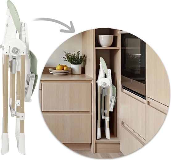 Eenvoudig onderhoud en compact opvouwen