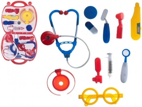 Children's doctor set in a plastic carry case