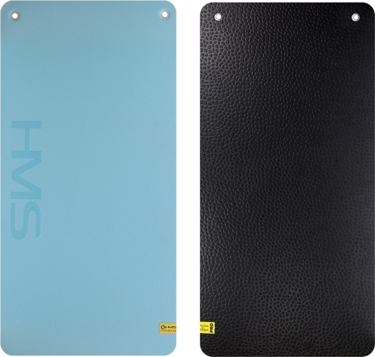 Studio exercise mat with eyelets HMS Premium MFK02 blue