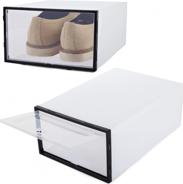 Organizer modulare per scarpe con sportello trasparente