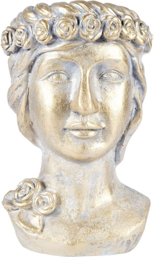 Raffinata finitura dorata con patina