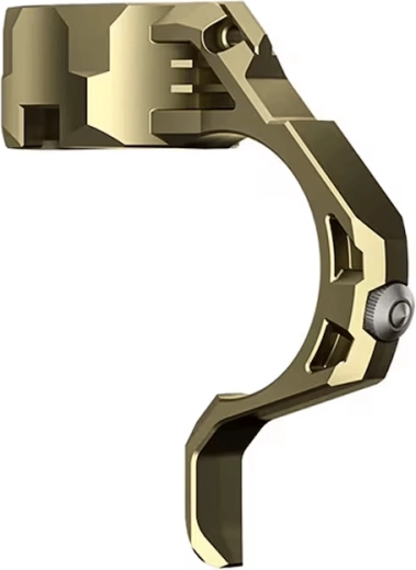Wuben AP50 army green tactical clip for Wuben T4 flashlight, green