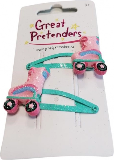 Ice skate hair clips for little princesses