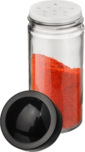 Gennemsigtige krydderiglas med indsats