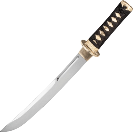 Cold Steel O Tanto Emperor Series sabre de collection 33,7 cm avec poignée en bois et étui