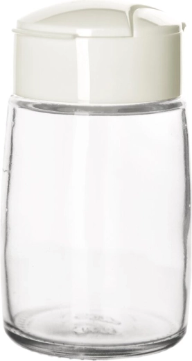 Bocal à épices Drop en verre avec couvercle en plastique
